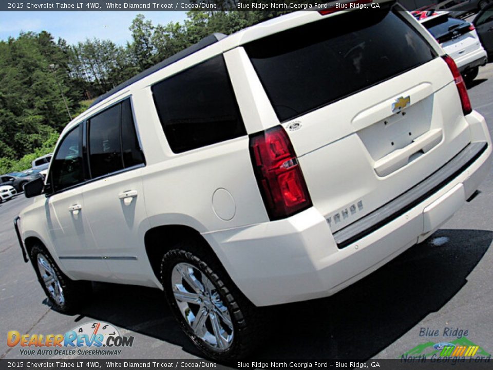 2015 Chevrolet Tahoe LT 4WD White Diamond Tricoat / Cocoa/Dune Photo #31