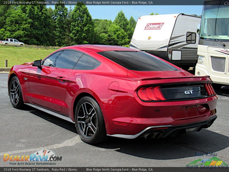 2018 Ford Mustang GT Fastback Ruby Red / Ebony Photo #3