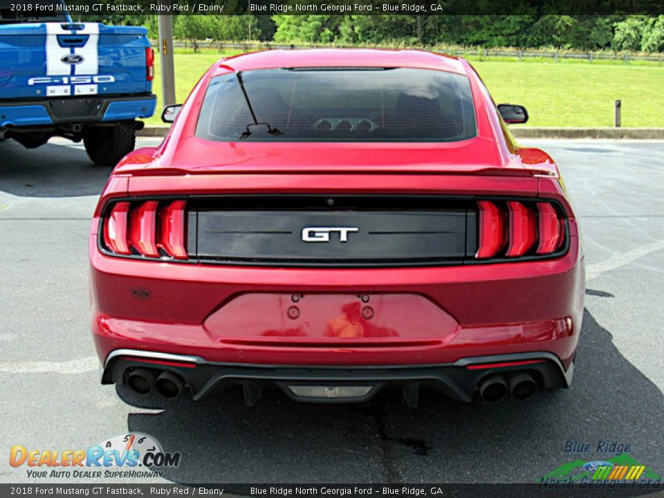 2018 Ford Mustang GT Fastback Ruby Red / Ebony Photo #4