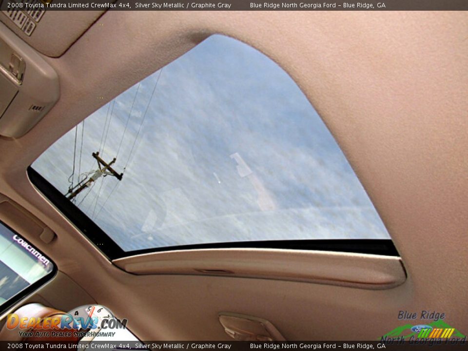 2008 Toyota Tundra Limited CrewMax 4x4 Silver Sky Metallic / Graphite Gray Photo #19