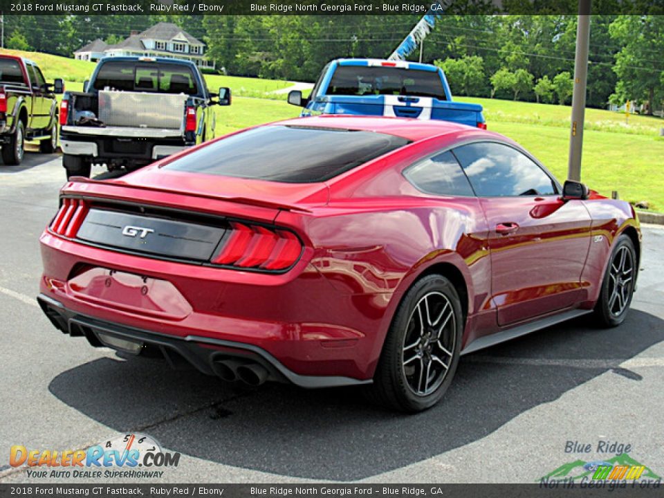 2018 Ford Mustang GT Fastback Ruby Red / Ebony Photo #5