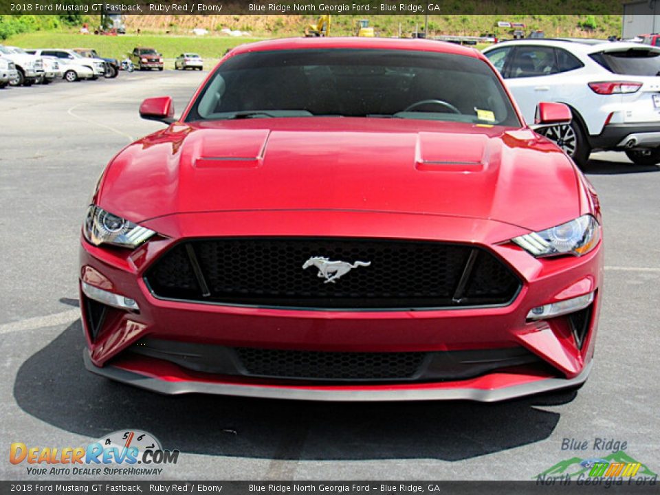 2018 Ford Mustang GT Fastback Ruby Red / Ebony Photo #8