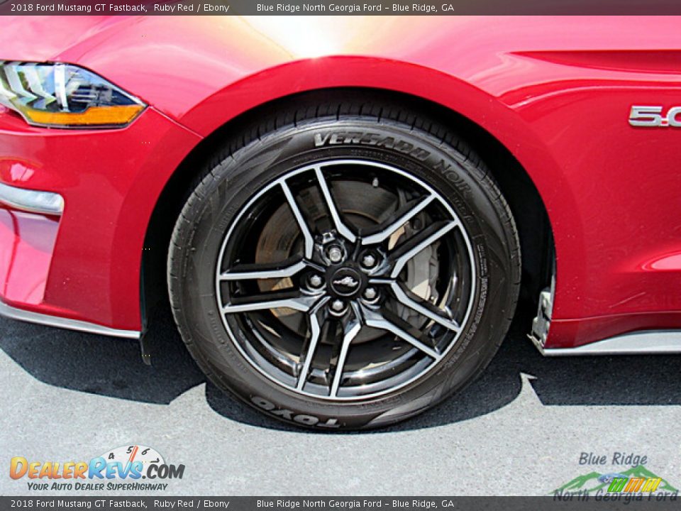 2018 Ford Mustang GT Fastback Ruby Red / Ebony Photo #9