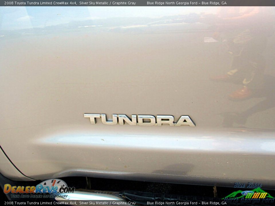 2008 Toyota Tundra Limited CrewMax 4x4 Silver Sky Metallic / Graphite Gray Photo #26