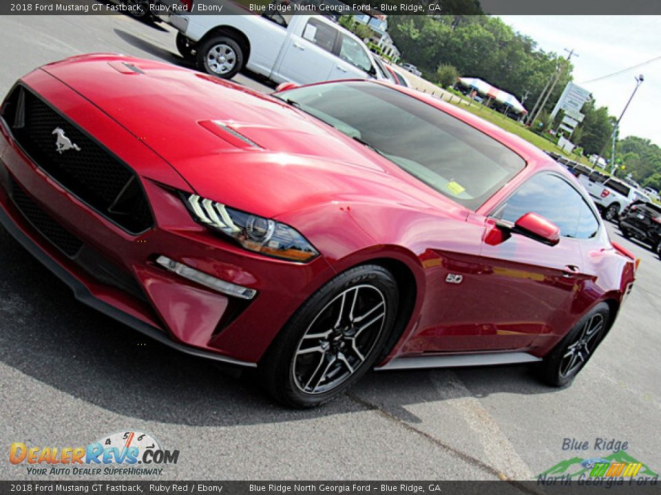 2018 Ford Mustang GT Fastback Ruby Red / Ebony Photo #23