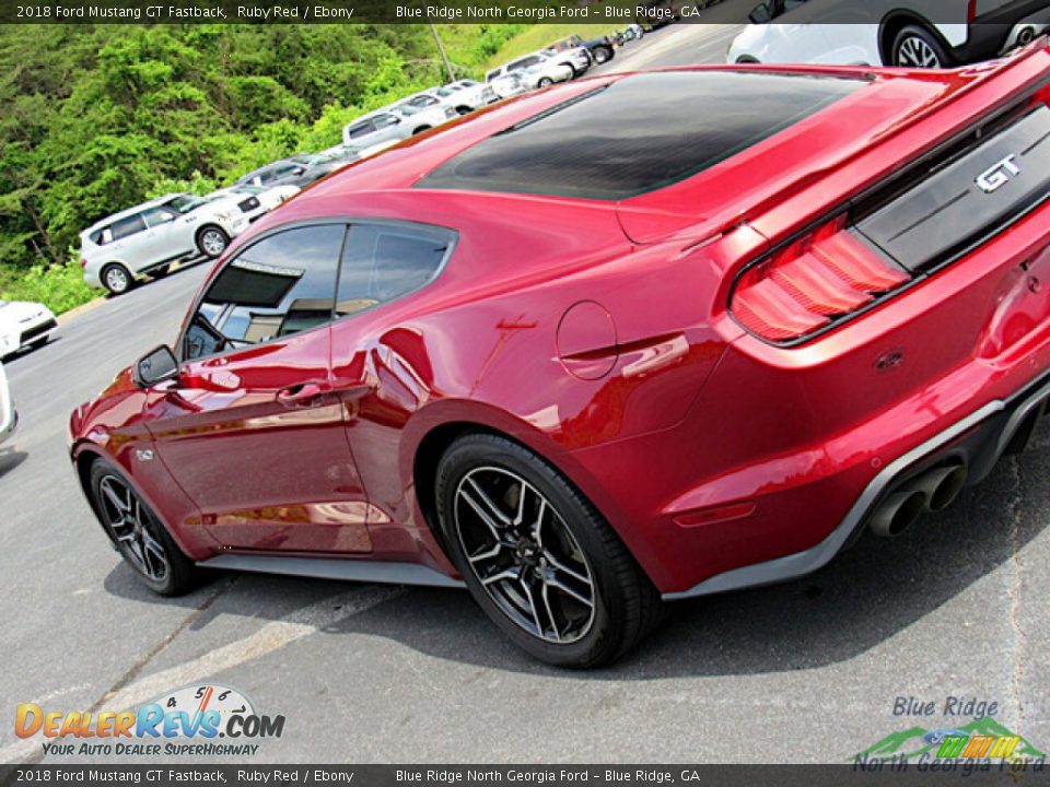 2018 Ford Mustang GT Fastback Ruby Red / Ebony Photo #26