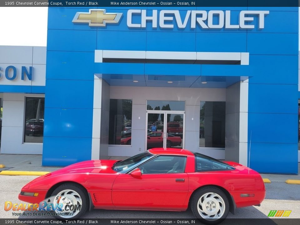 1995 Chevrolet Corvette Coupe Torch Red / Black Photo #1