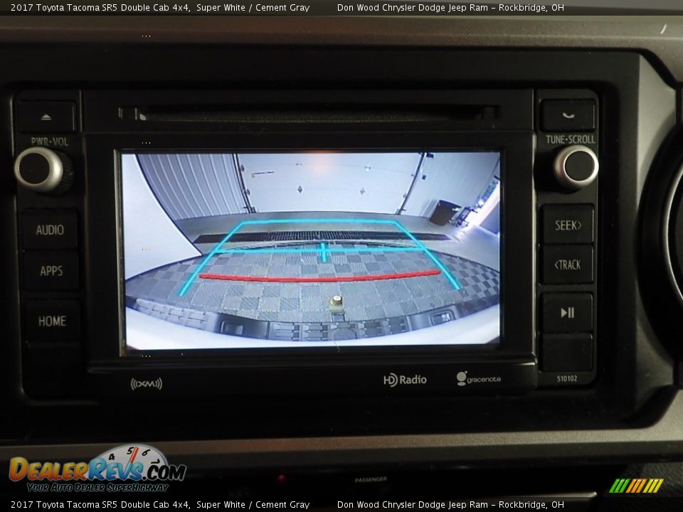 2017 Toyota Tacoma SR5 Double Cab 4x4 Super White / Cement Gray Photo #3