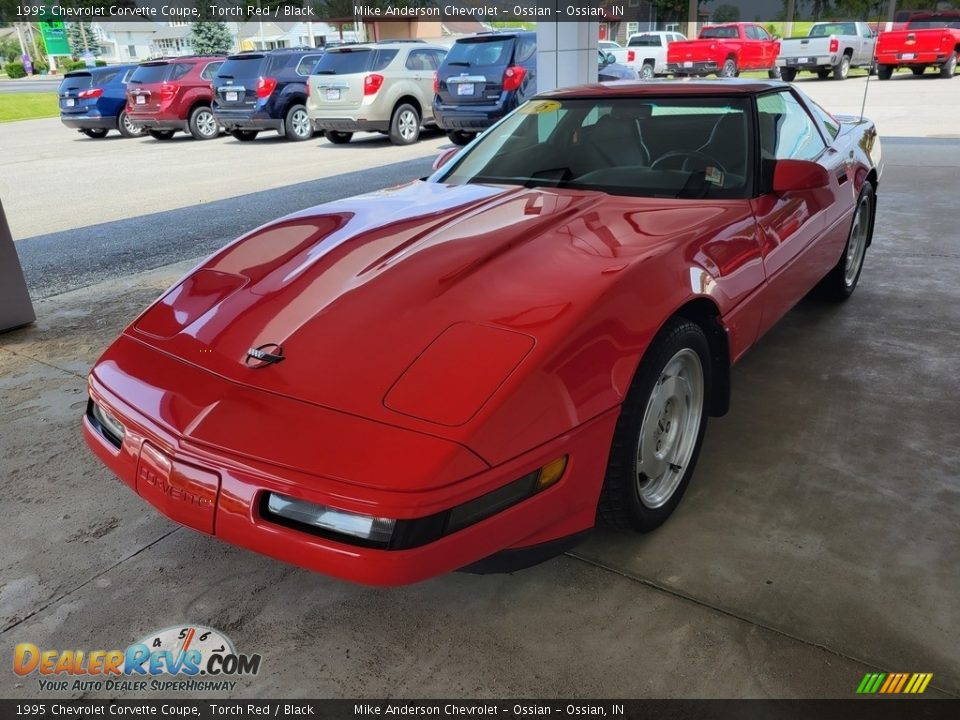 1995 Chevrolet Corvette Coupe Torch Red / Black Photo #7