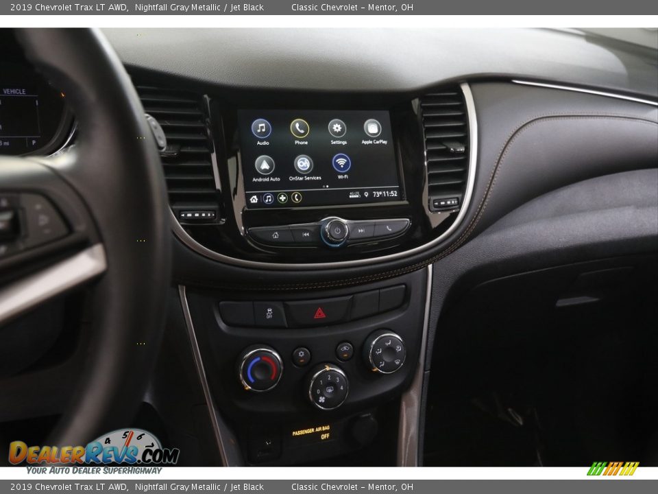 2019 Chevrolet Trax LT AWD Nightfall Gray Metallic / Jet Black Photo #9