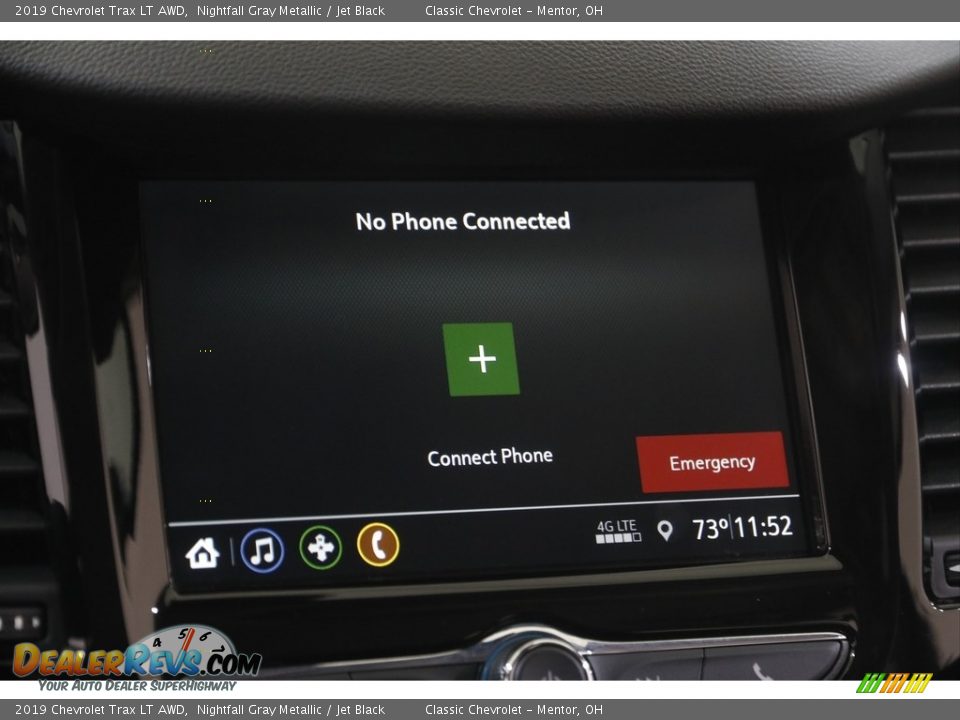 2019 Chevrolet Trax LT AWD Nightfall Gray Metallic / Jet Black Photo #11