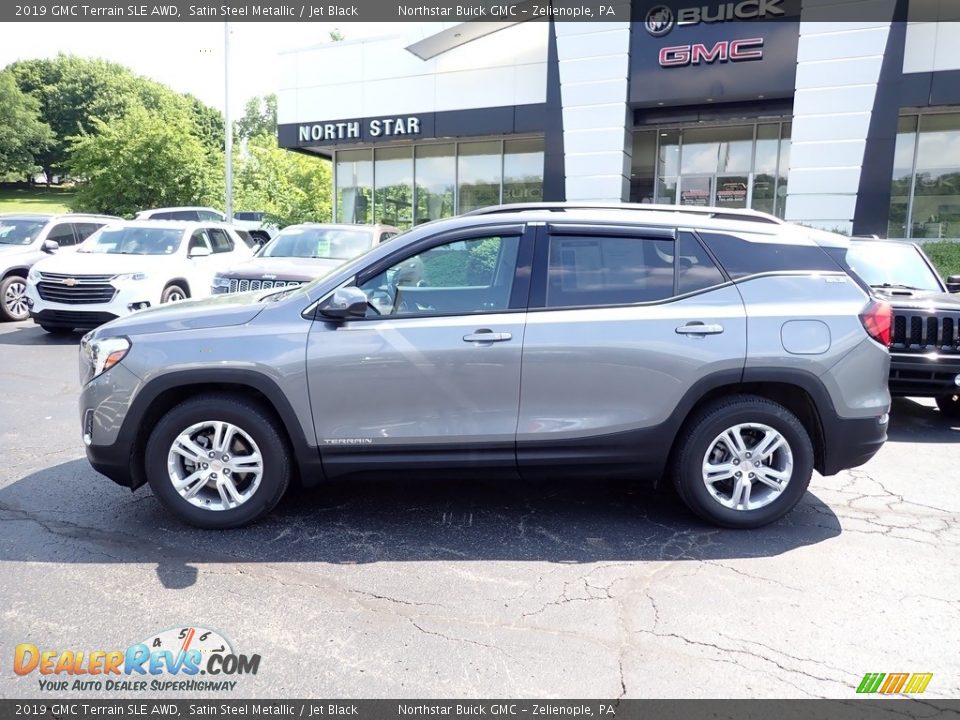 2019 GMC Terrain SLE AWD Satin Steel Metallic / Jet Black Photo #2