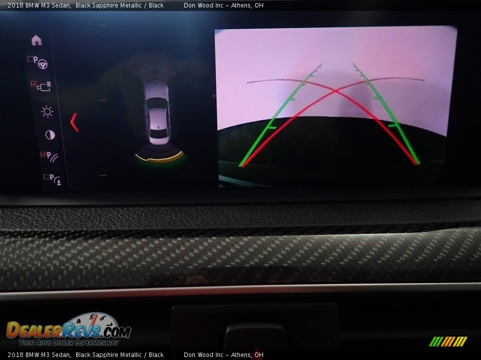 2018 BMW M3 Sedan Black Sapphire Metallic / Black Photo #2