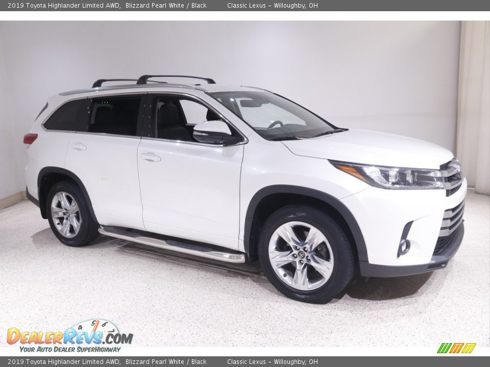 2019 Toyota Highlander Limited AWD Blizzard Pearl White / Black Photo #1