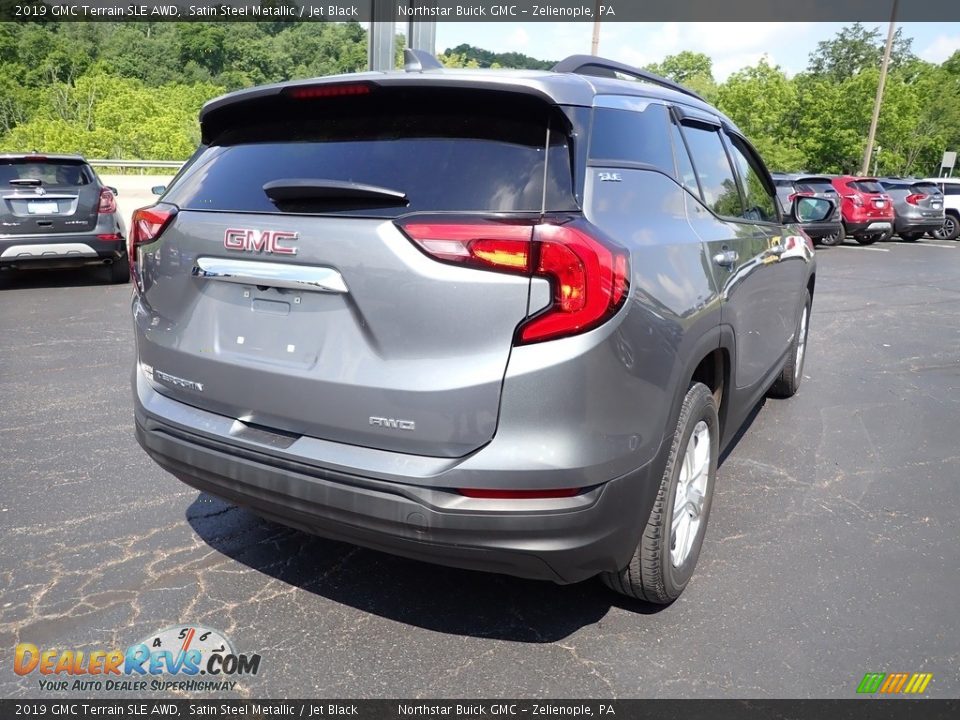 2019 GMC Terrain SLE AWD Satin Steel Metallic / Jet Black Photo #6