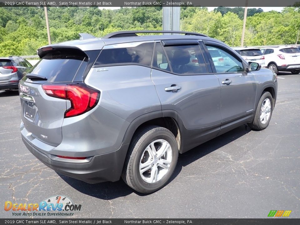 2019 GMC Terrain SLE AWD Satin Steel Metallic / Jet Black Photo #7