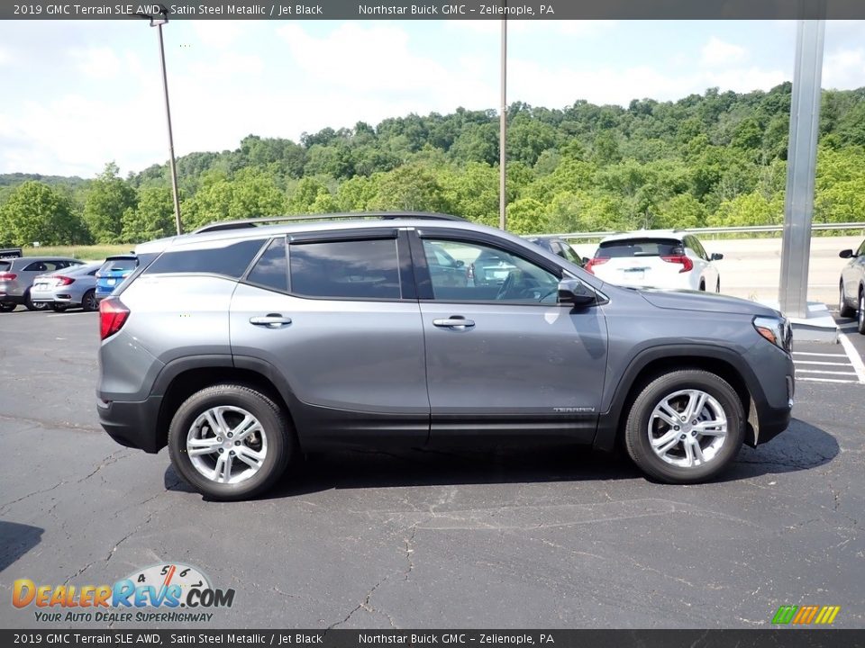 2019 GMC Terrain SLE AWD Satin Steel Metallic / Jet Black Photo #8