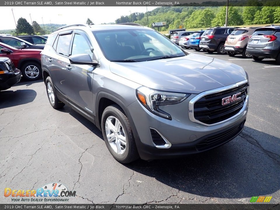 2019 GMC Terrain SLE AWD Satin Steel Metallic / Jet Black Photo #9