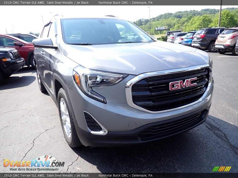 2019 GMC Terrain SLE AWD Satin Steel Metallic / Jet Black Photo #10