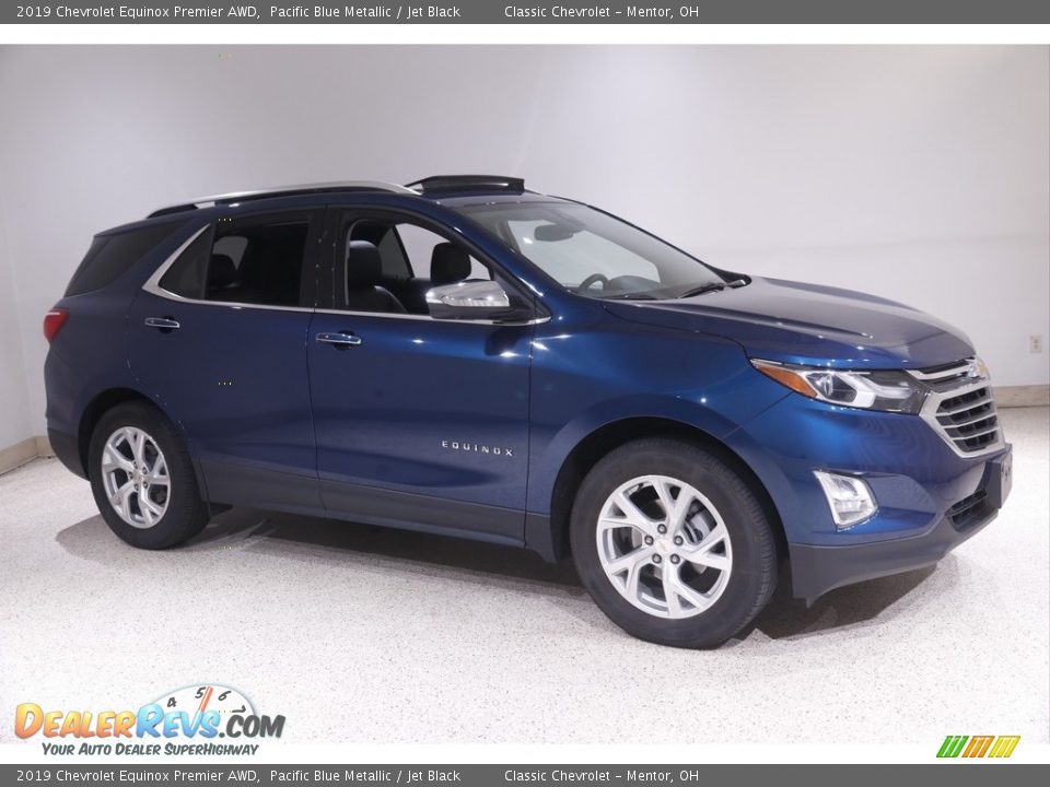 2019 Chevrolet Equinox Premier AWD Pacific Blue Metallic / Jet Black Photo #1