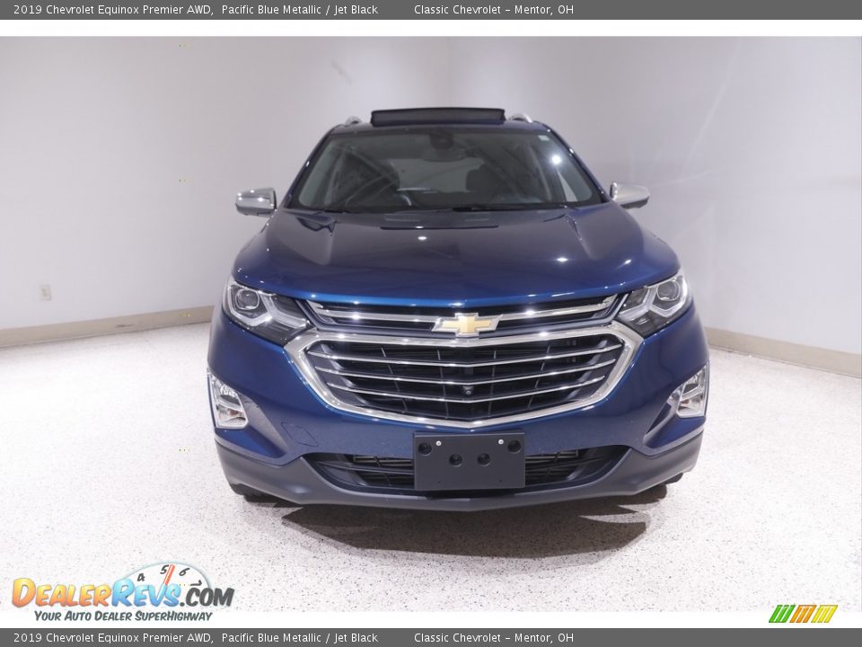 2019 Chevrolet Equinox Premier AWD Pacific Blue Metallic / Jet Black Photo #2