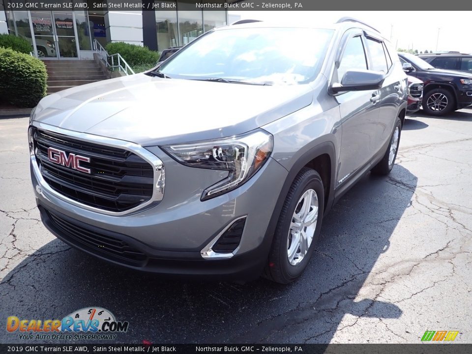 2019 GMC Terrain SLE AWD Satin Steel Metallic / Jet Black Photo #12