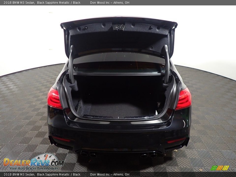 2018 BMW M3 Sedan Black Sapphire Metallic / Black Photo #14