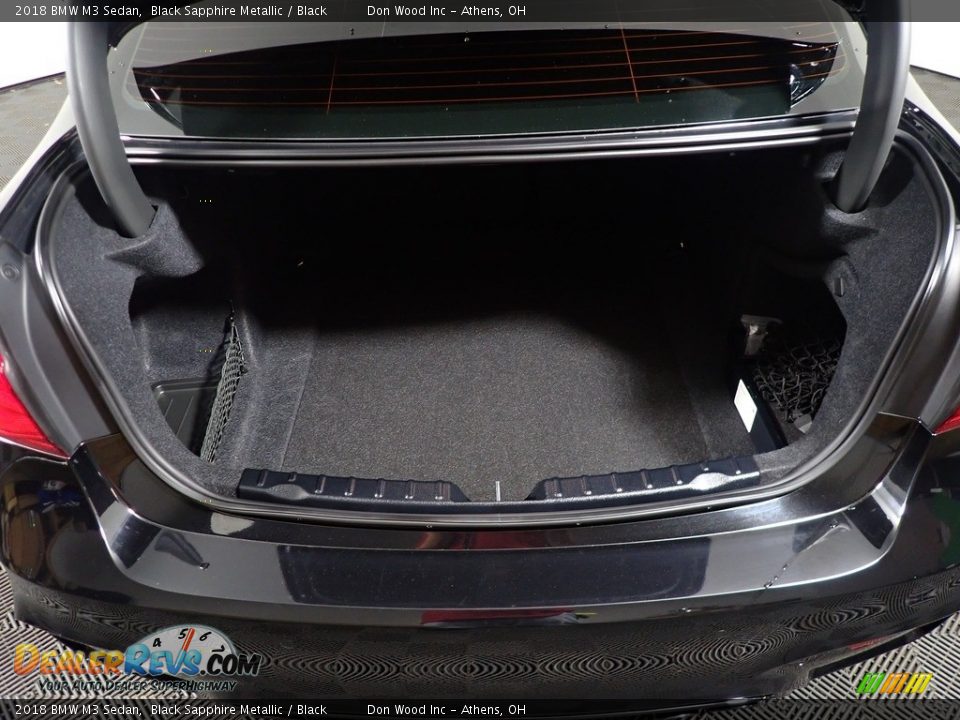 2018 BMW M3 Sedan Black Sapphire Metallic / Black Photo #15