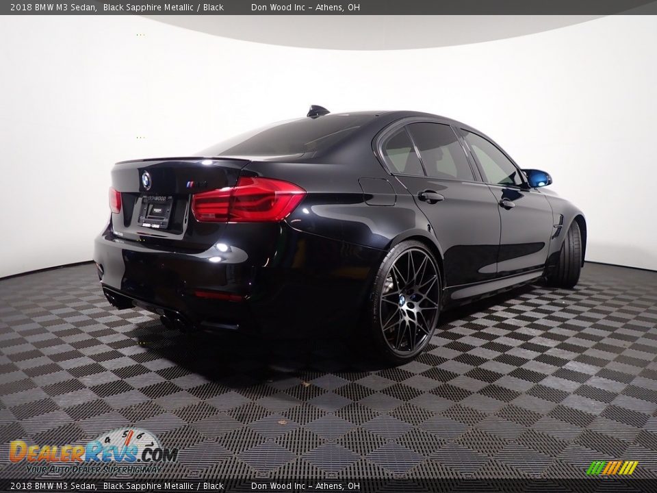 2018 BMW M3 Sedan Black Sapphire Metallic / Black Photo #16