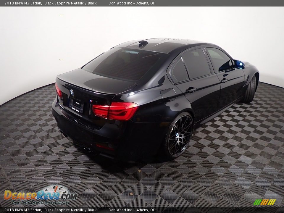 2018 BMW M3 Sedan Black Sapphire Metallic / Black Photo #17