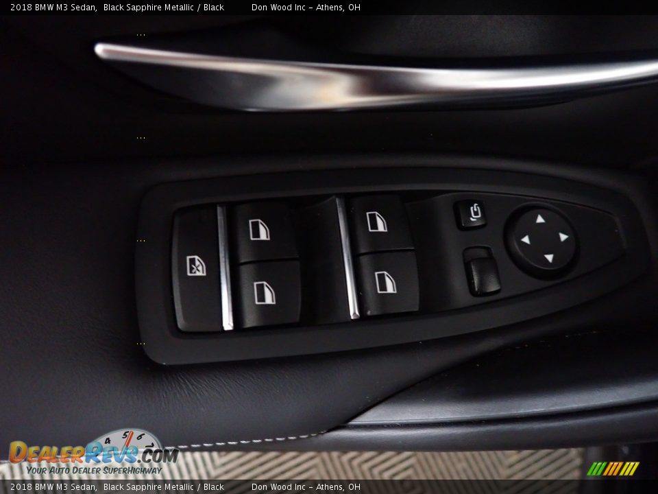 2018 BMW M3 Sedan Black Sapphire Metallic / Black Photo #21