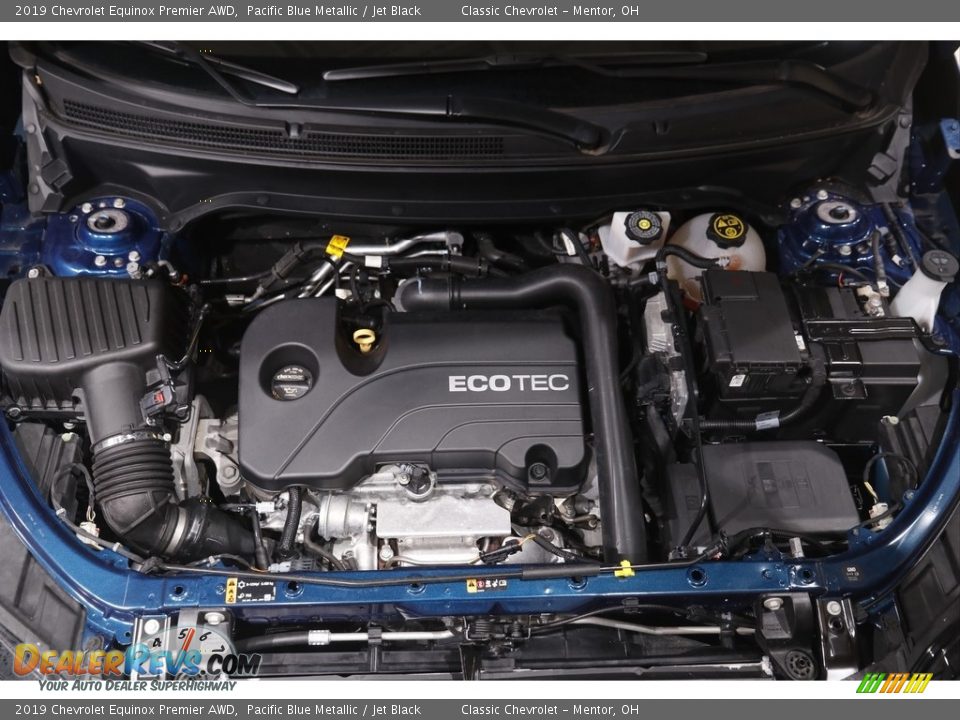 2019 Chevrolet Equinox Premier AWD Pacific Blue Metallic / Jet Black Photo #18