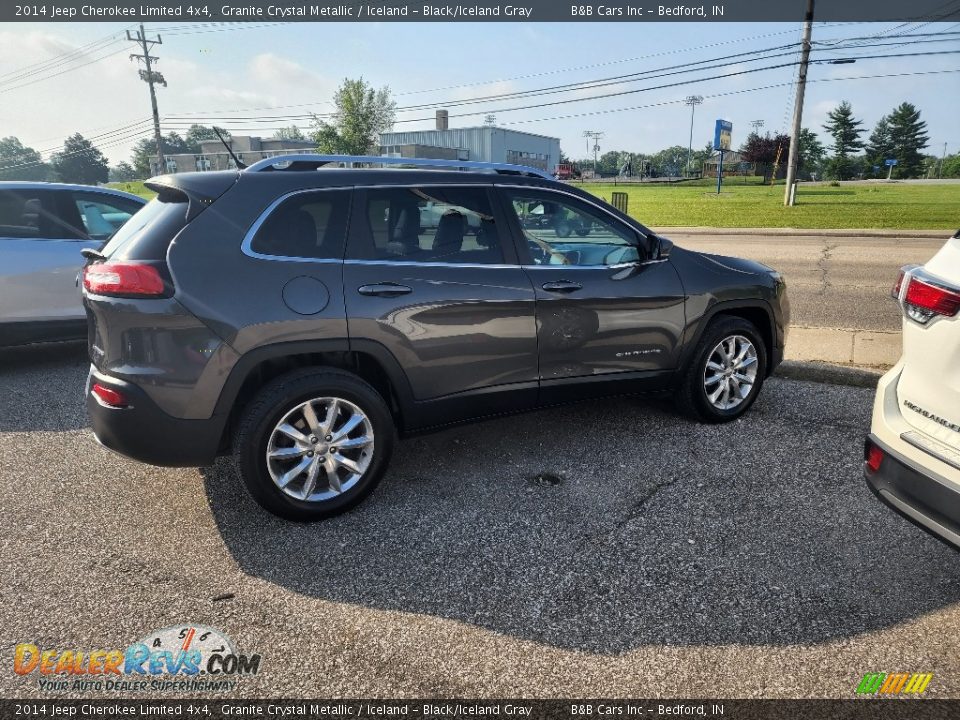 2014 Jeep Cherokee Limited 4x4 Granite Crystal Metallic / Iceland - Black/Iceland Gray Photo #1