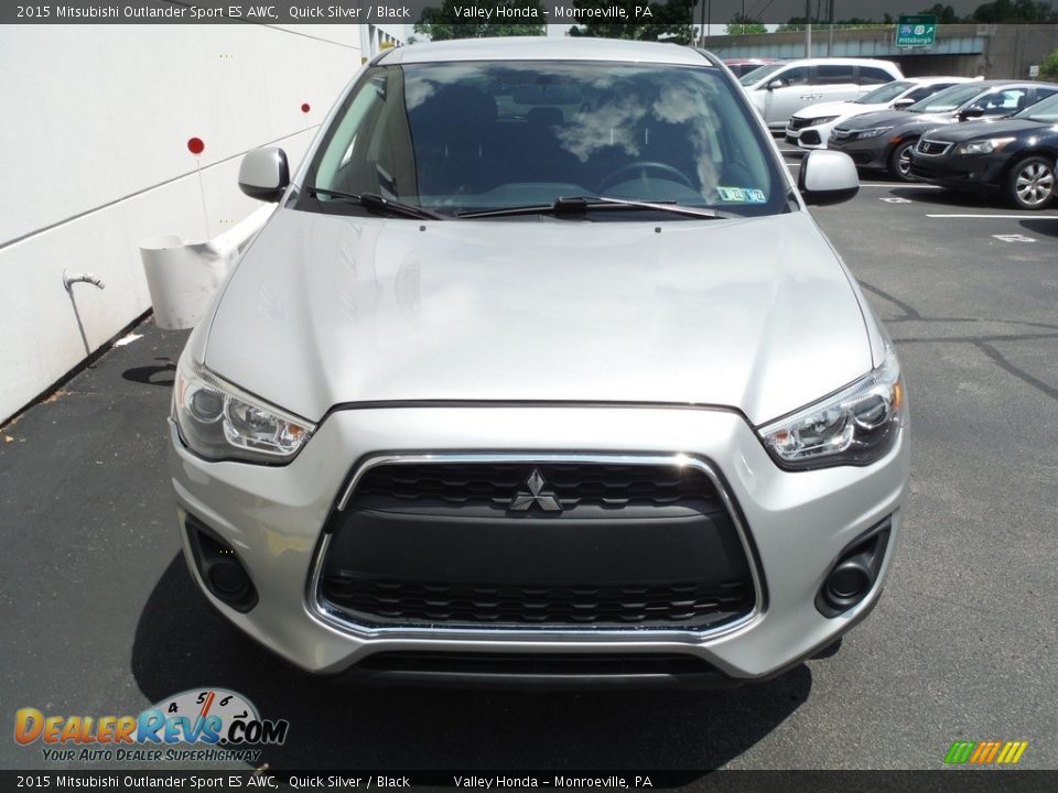 2015 Mitsubishi Outlander Sport ES AWC Quick Silver / Black Photo #3