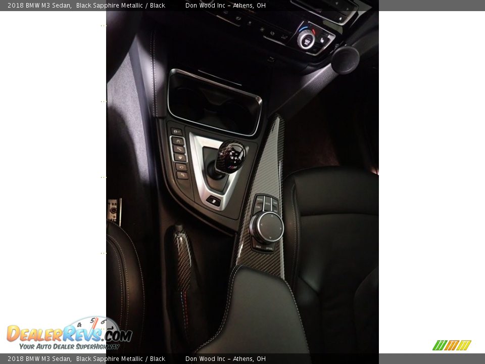 2018 BMW M3 Sedan Black Sapphire Metallic / Black Photo #32