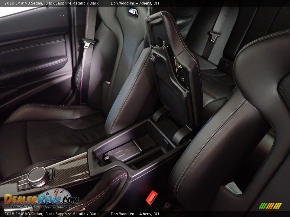 2018 BMW M3 Sedan Black Sapphire Metallic / Black Photo #33