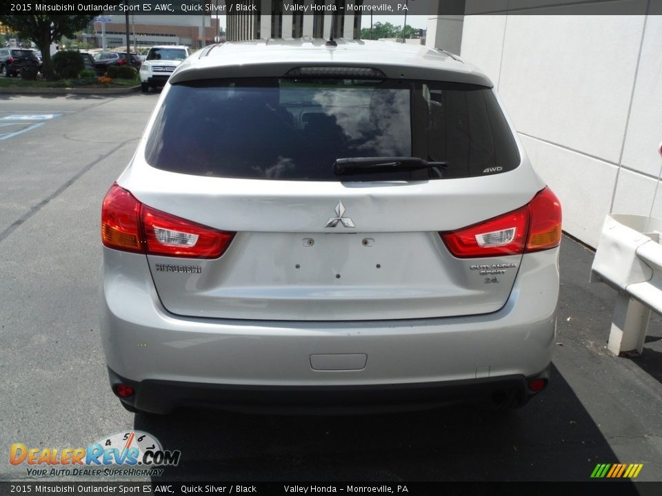 2015 Mitsubishi Outlander Sport ES AWC Quick Silver / Black Photo #8