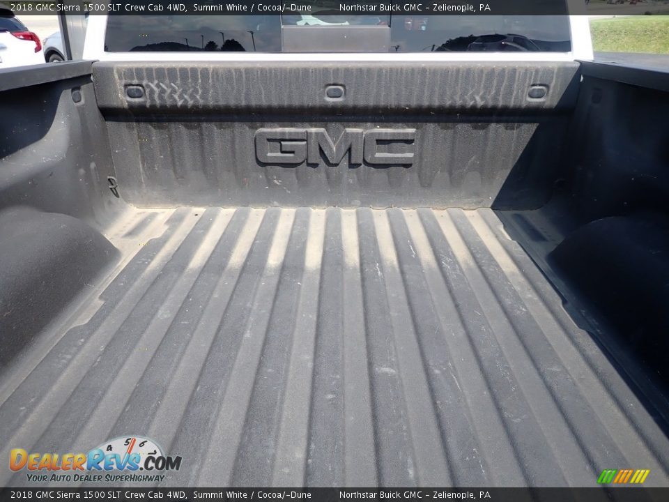 2018 GMC Sierra 1500 SLT Crew Cab 4WD Summit White / Cocoa/­Dune Photo #6