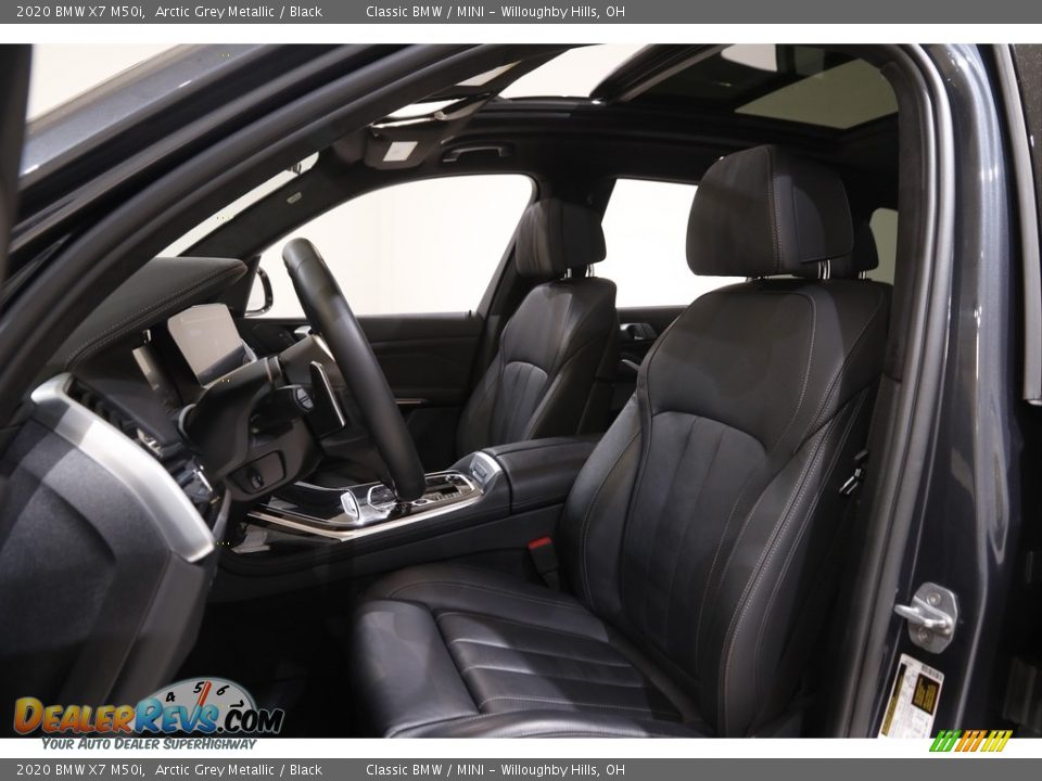 2020 BMW X7 M50i Arctic Grey Metallic / Black Photo #5