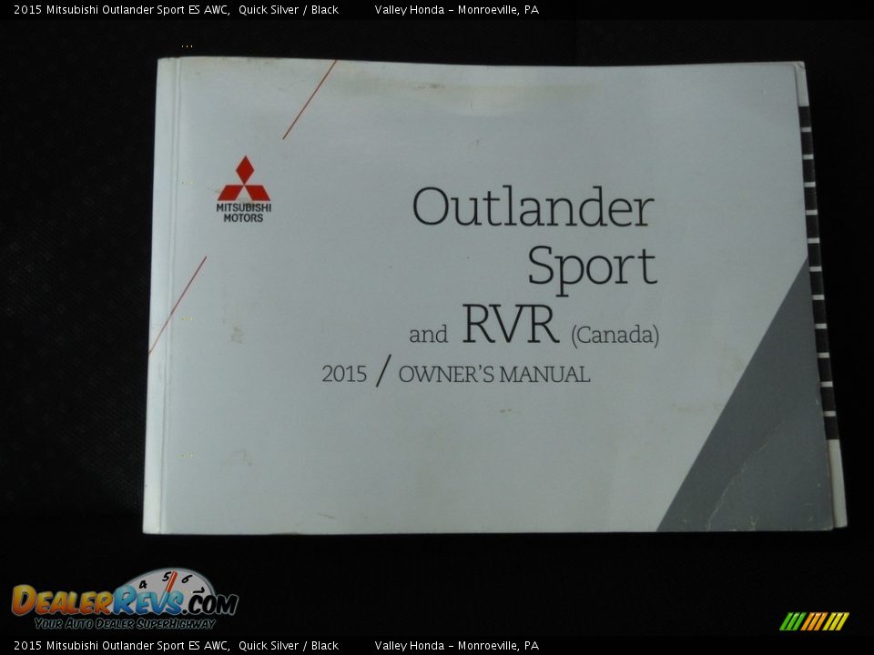 Books/Manuals of 2015 Mitsubishi Outlander Sport ES AWC Photo #24