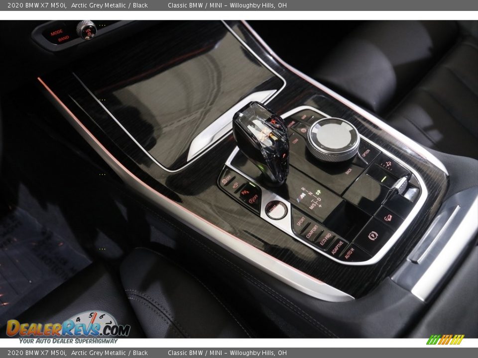 2020 BMW X7 M50i Arctic Grey Metallic / Black Photo #14