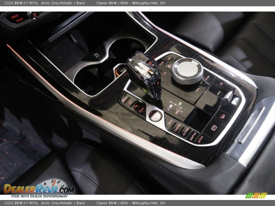2020 BMW X7 M50i Arctic Grey Metallic / Black Photo #15