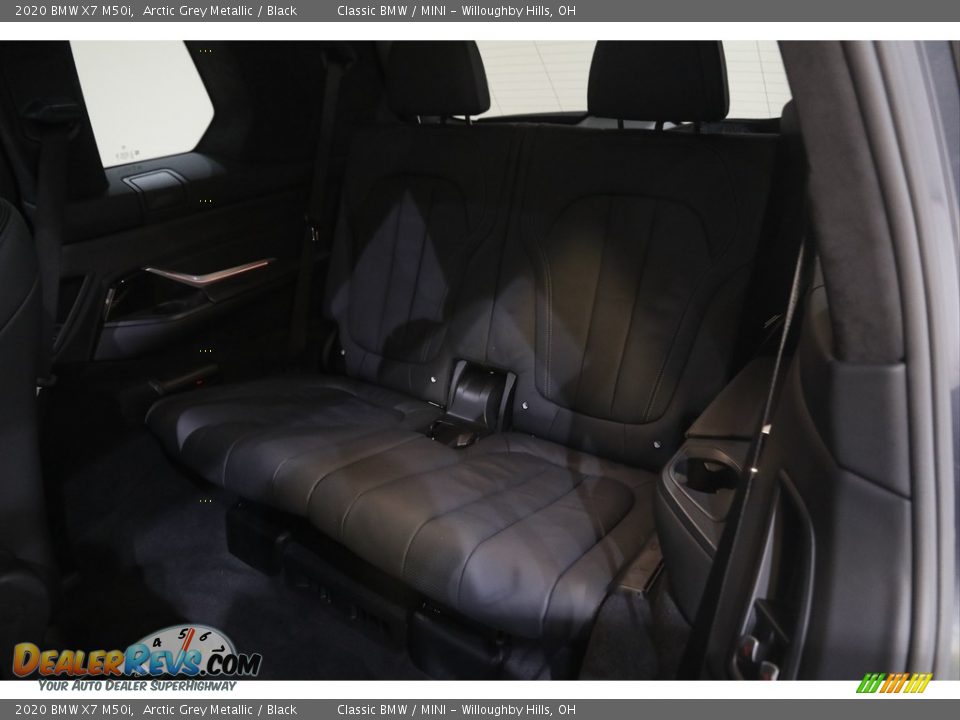 2020 BMW X7 M50i Arctic Grey Metallic / Black Photo #20