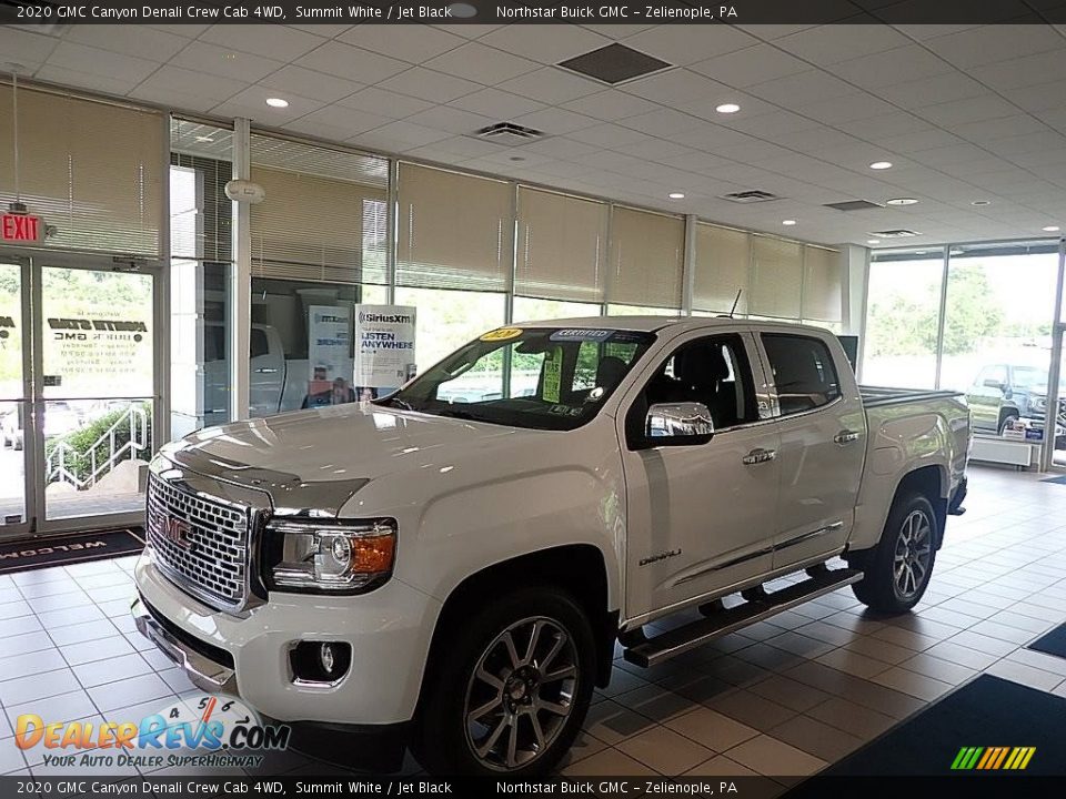 2020 GMC Canyon Denali Crew Cab 4WD Summit White / Jet Black Photo #1