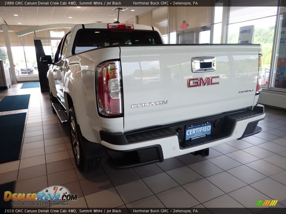 2020 GMC Canyon Denali Crew Cab 4WD Summit White / Jet Black Photo #4