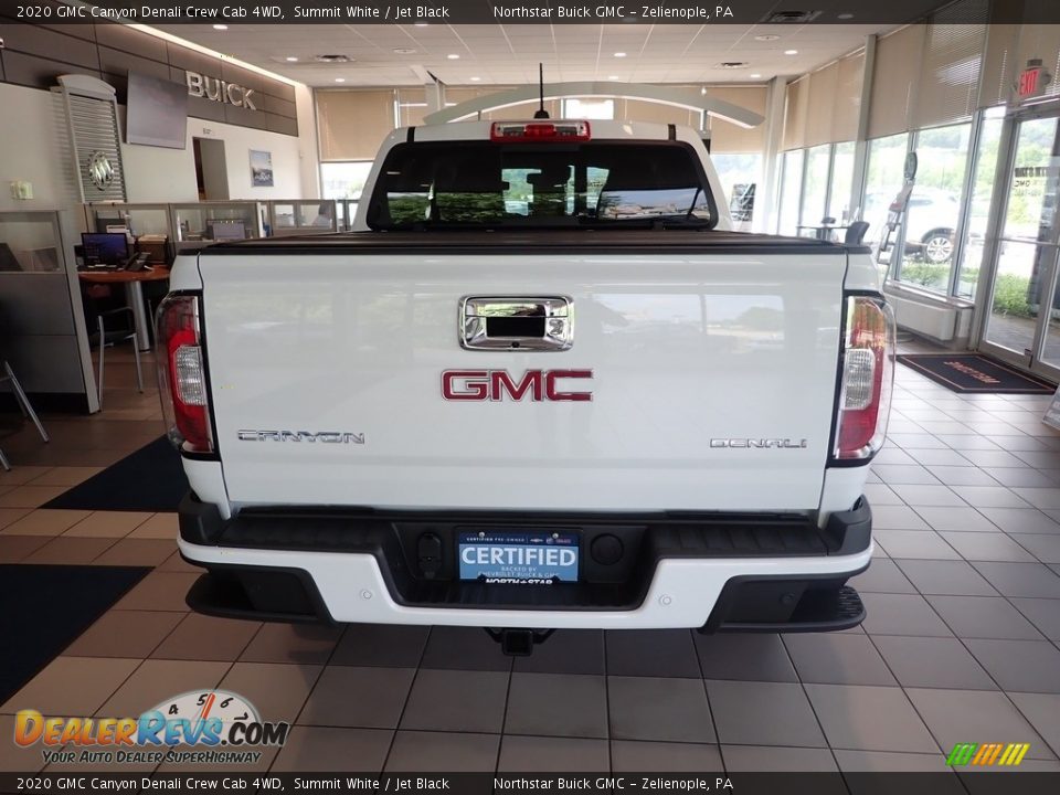 2020 GMC Canyon Denali Crew Cab 4WD Summit White / Jet Black Photo #5