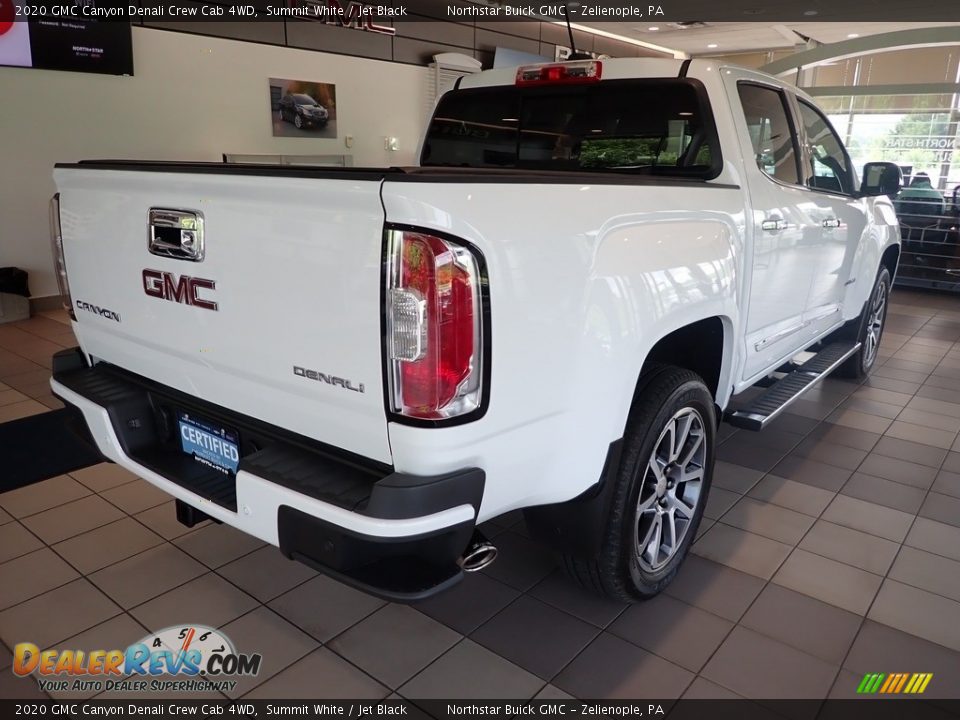 2020 GMC Canyon Denali Crew Cab 4WD Summit White / Jet Black Photo #6