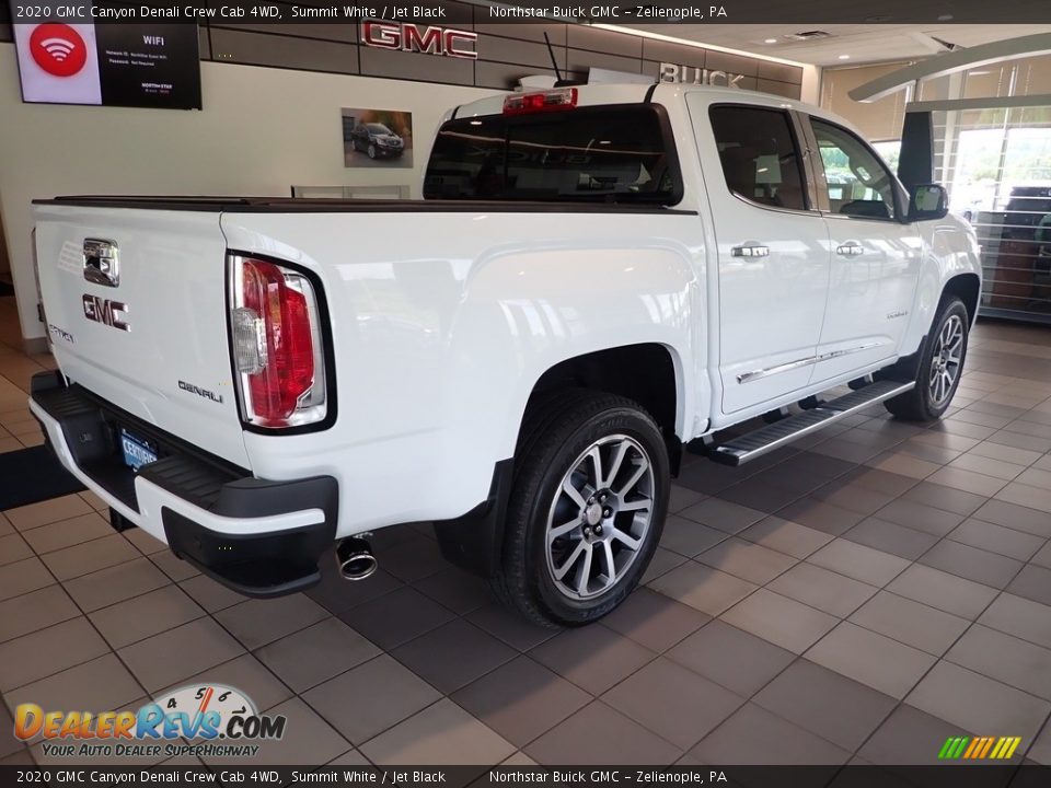 2020 GMC Canyon Denali Crew Cab 4WD Summit White / Jet Black Photo #7