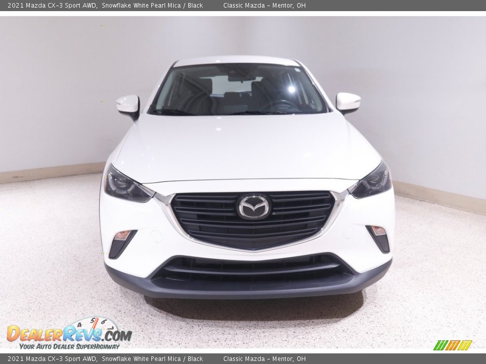 2021 Mazda CX-3 Sport AWD Snowflake White Pearl Mica / Black Photo #2