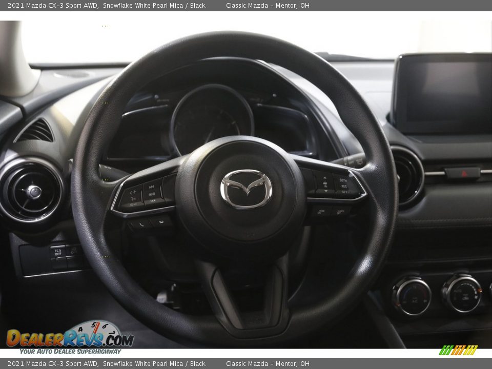 2021 Mazda CX-3 Sport AWD Snowflake White Pearl Mica / Black Photo #7